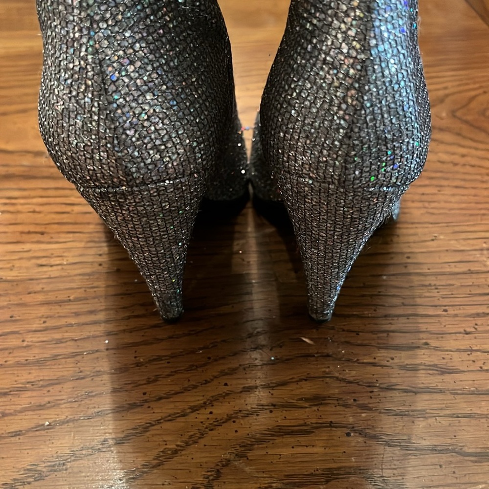Steven By Steve Madden Sparkly Sequin Boots, Size… - image 8